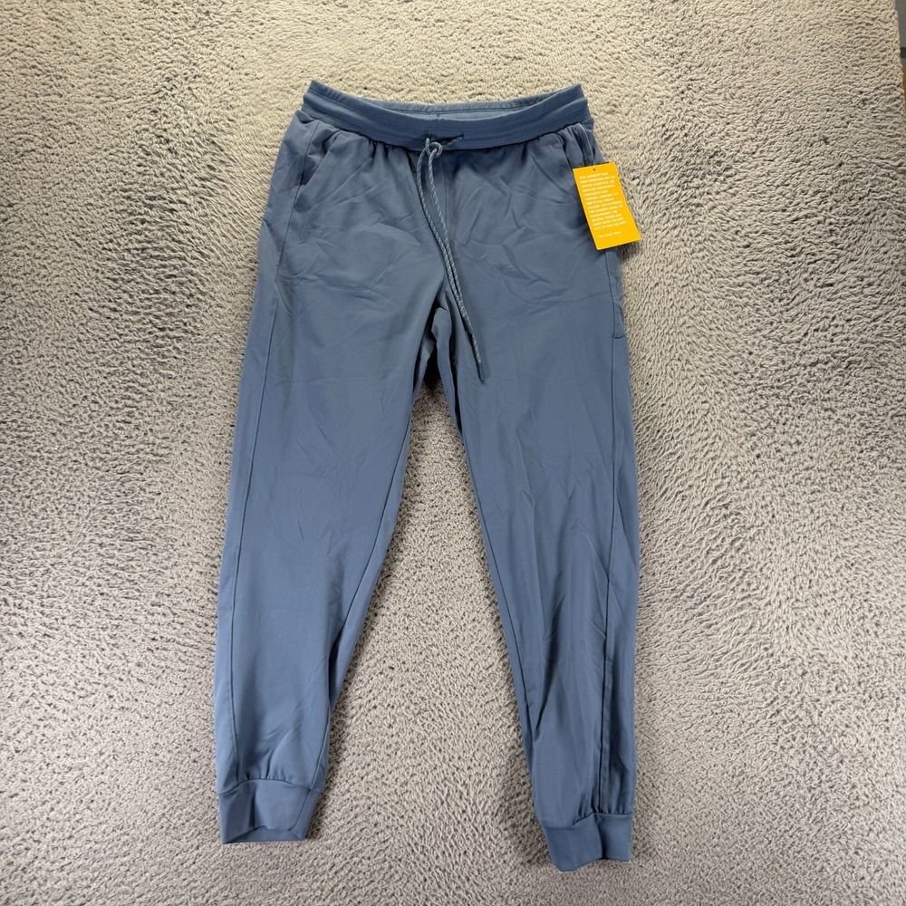 Avia Pant Girls S Blue Polyester Jogger Tapered Running Workout Training Stretch